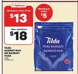 Independent Grocer TILDA BASMATI RICE, 10 LB offer