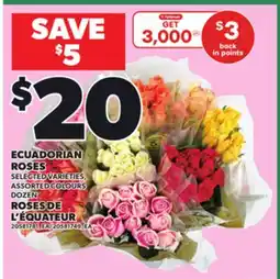 Independent Grocer ECUADORIAN ROSES, DOZEN offer