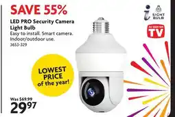 Home Hardware LED PRO Security Camera Light Bulb offer