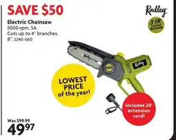 Home Hardware Electric Chainsaw offer