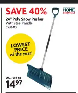 Home Hardware 24 Poly Snow Pusher offer