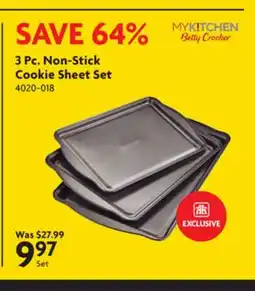 Home Hardware 3 Pc. Non-Stick Cookie Sheet Set offer