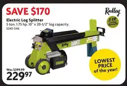 Home Hardware Electric Log Splitter offer