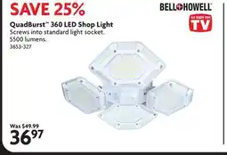 Home Hardware QuadBurst 360 LED Shop Light offer