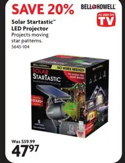 Home Hardware Solar Startastic LED Projector offer