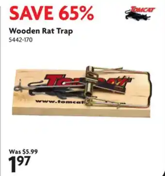 Home Hardware Wooden Rat Trap offer