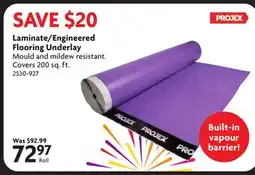 Home Hardware Laminate/Engineered Flooring Underlay offer