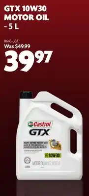 Home Hardware GTX 10W30 MOTOR OIL offer
