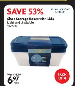 Home Hardware Shoe Storage Boxes with Lids offer