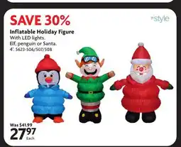Home Hardware Inflatable Holiday Figure offer