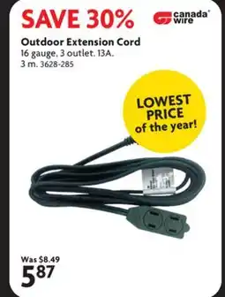 Home Hardware Outdoor Extension Cord offer
