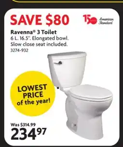 Home Hardware Ravenna 3 Toilet offer