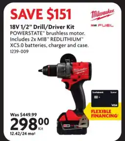 Home Hardware 18V 1/2 Drill/Driver Kit offer