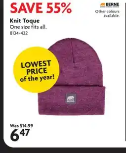 Home Hardware Knit Toque offer
