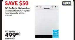 Home Hardware 24 Built-In Dishwasher offer