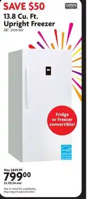 Home Hardware 13.8 Cu. Ft. Upright Freezer offer