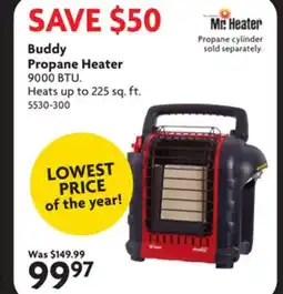 Home Hardware Buddy Propane Heater offer