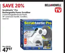 Home Hardware Scrubtastic Pro Rechargeable Power Scrubber offer