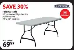 Home Hardware Folding Table offer