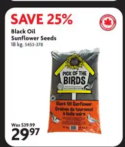 Home Hardware Black Oil Sunflower Seeds offer