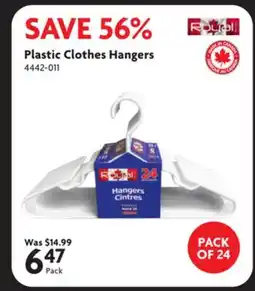 Home Hardware Plastic Clothes Hangers offer