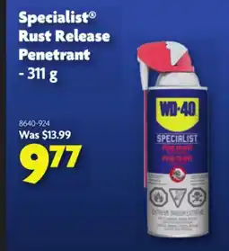 Home Hardware Specialist Rust Release Penetrant offer