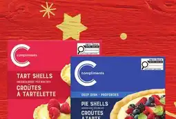 Foodland COMPLIMENTS Frozen Pie Shells, Tarts Shells or Phyllo Pastry offer