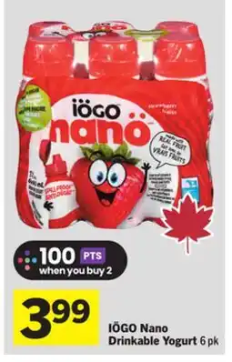 Foodland IÖGO Nano Drinkable Yogurt offer