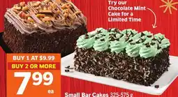Foodland Small Bar Cakes offer