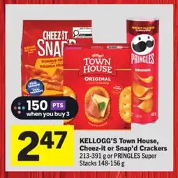 Foodland KELLOGG'S Town House, Cheez-it or Snap'd Crackers offer