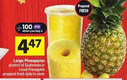 Foodland Large Pineapples offer