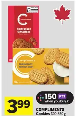 Foodland COMPLIMENTS Cookies offer