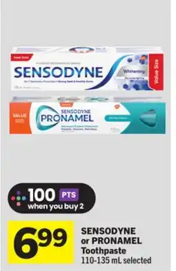 Foodland SENSODYNE or PRONAMEL Toothpaste offer