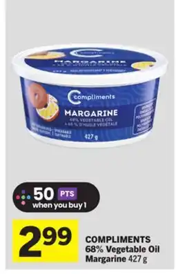 Foodland COMPLIMENTS 68% Vegetable Oil Margarine offer