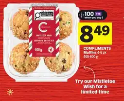 Foodland COMPLIMENTS Muffins offer