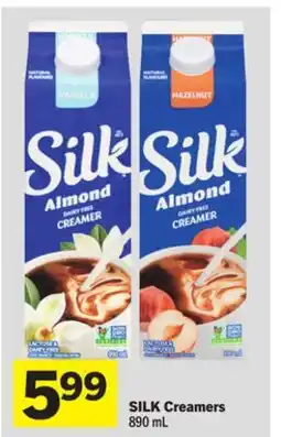 Foodland SILK Creamers offer