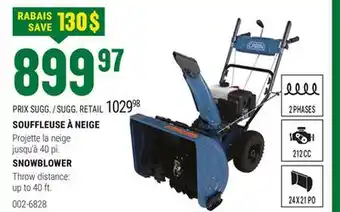 BMR SOUFFLEUSE À NEIGE offer