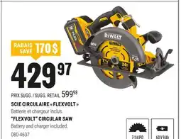BMR SCIE CIRCULAIRE  FLEXVOLT  offer