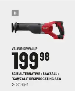 BMR SCIE ALTERNATIVE  SAWZALL  offer