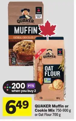 Foodland QUAKER Muffin or Cookie Mix offer