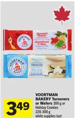 Foodland VOORTMAN BAKERY Turnovers or Wafers 300 g or Holiday Cookies 220-300 g offer