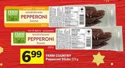 Foodland FARM COUNTRY Pepperoni Sticks offer