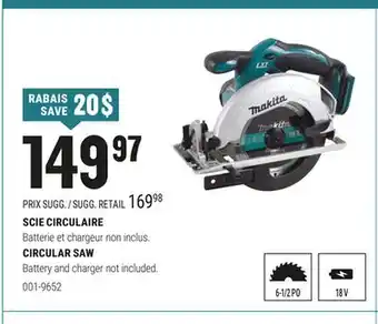 BMR SCIE CIRCULAIRE offer