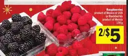 Foodland Raspberries offer
