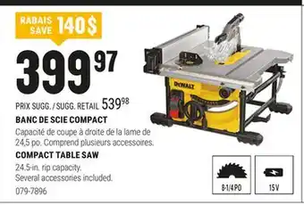 BMR BANC DE SCIE COMPACT offer