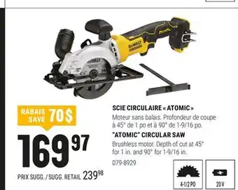 BMR ATOMIC CIRCULAR SAW offer