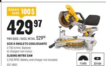 BMR SCIE À ONGLETS COULISSANTE offer