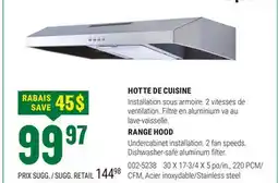 BMR HOTTE DE CUISINE offer