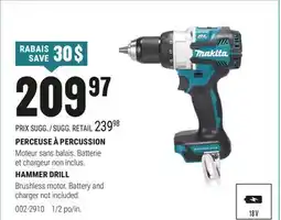 BMR PERCEUSE À PERCUSSION offer