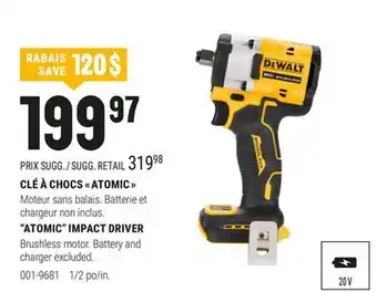 BMR CLÉ À CHOCS  ATOMIC  offer